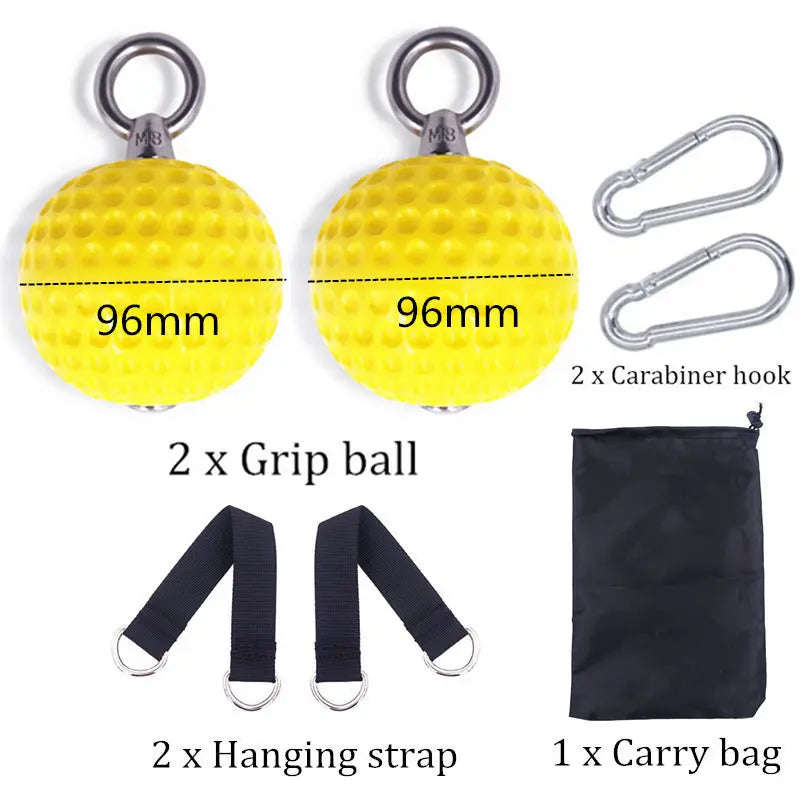 7.2/9.7Cm Pull up Balls Cannonball Grips Finger Trainer Grip Strength Training Arm Muscles Barbells Gym Hand Grip Ball Exerciser