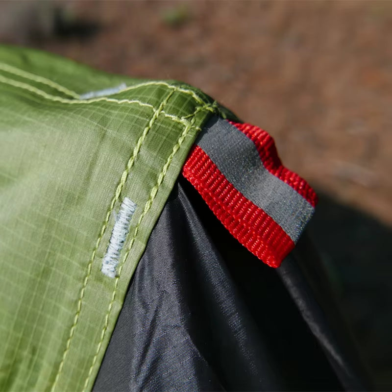 2021  Lanshan 2 Person Outdoor Ultralight Camping Tent 3 Season Professional 15D Silnylon Rodless Tent
